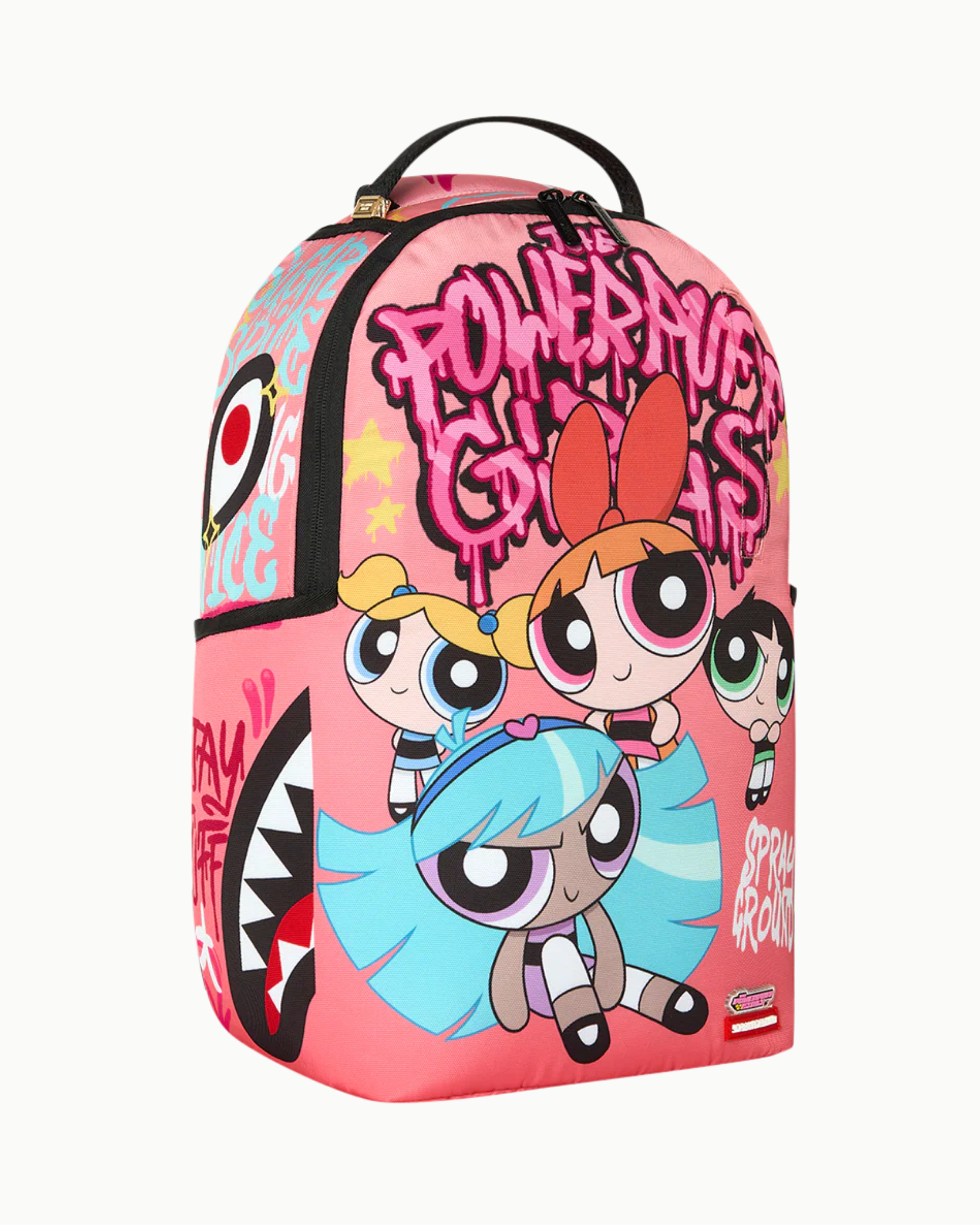 POWERPUFF GIRLS RAINBOW SHARK BACKPACK