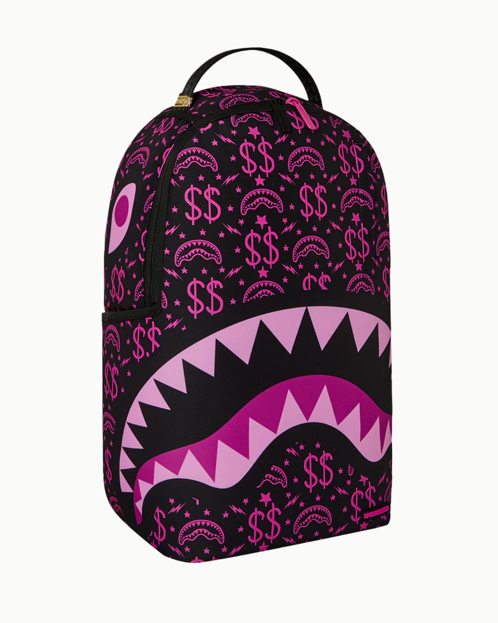 PINK SHARK MONOGRAM BACKPACK