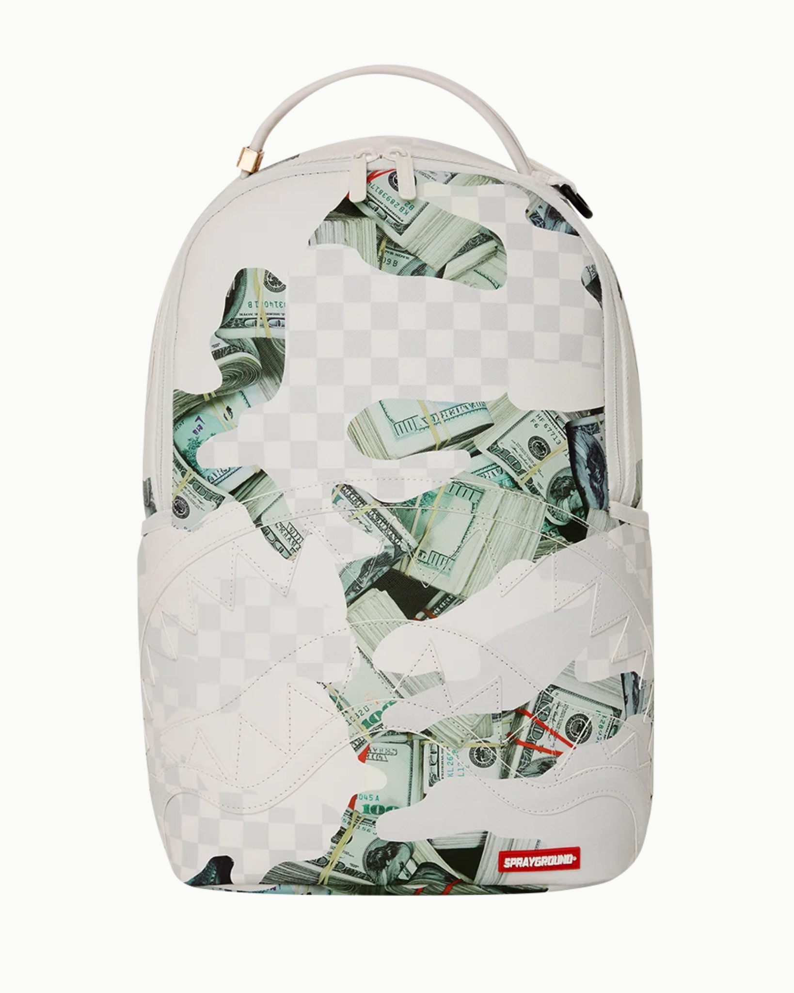 MONEY CAMO WHITE BACKPACK