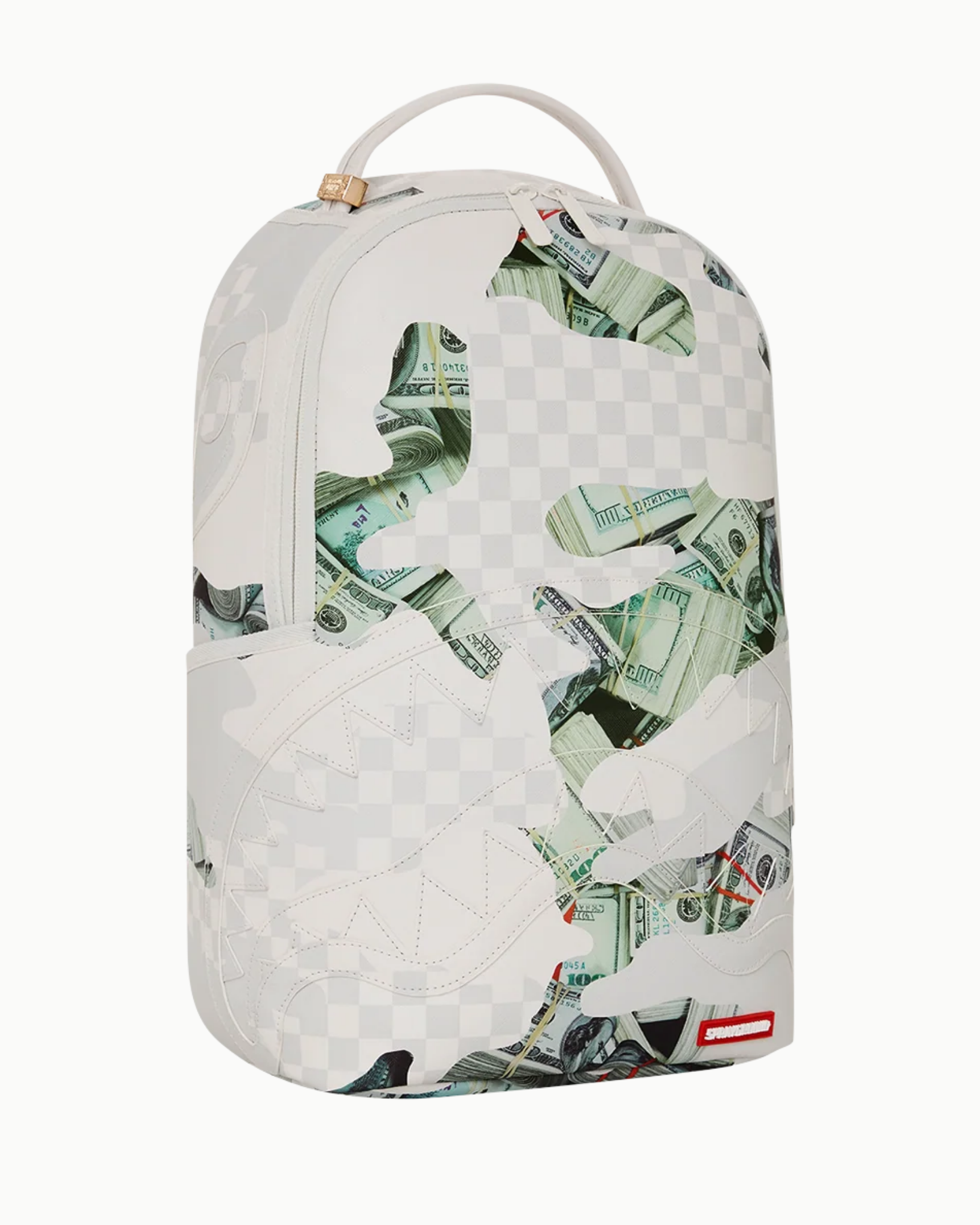 MONEY CAMO WHITE BACKPACK