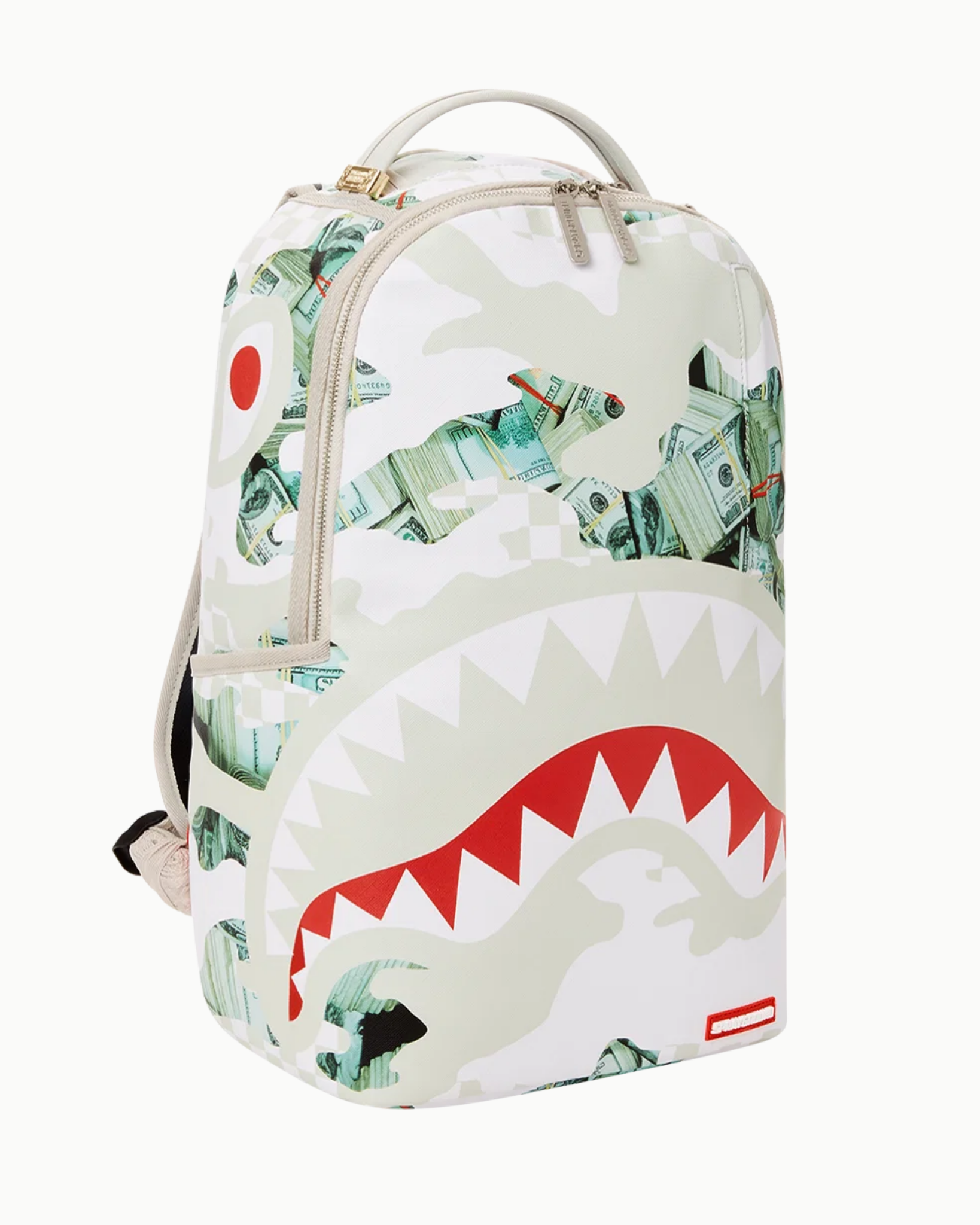 MONEY CAMO WHITE BACKPACK